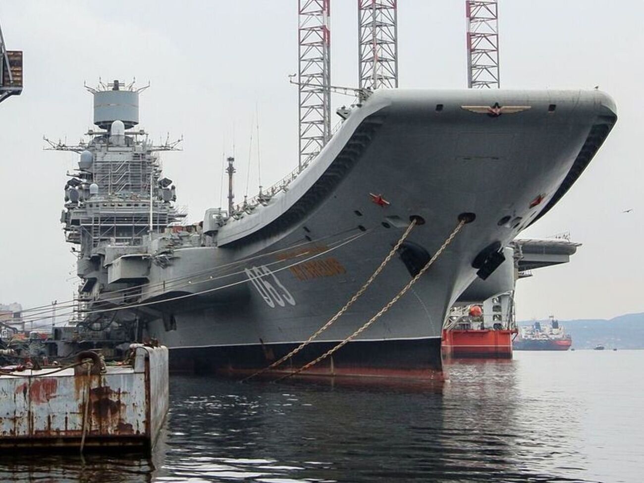 Корабель стоїть на ремонті із 2017 року