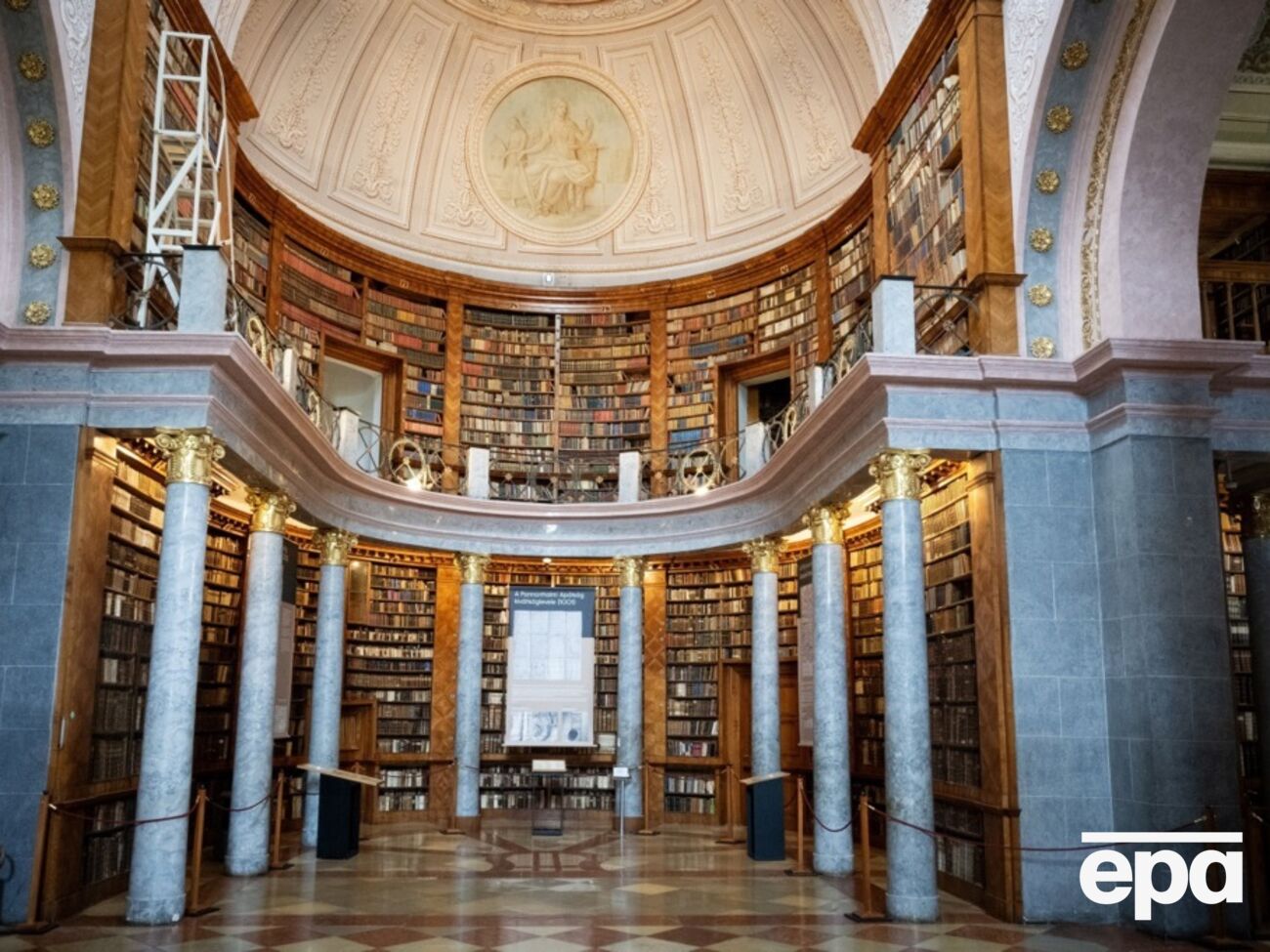 В библиотеке пдверглась заражению примерно четверть всех книг