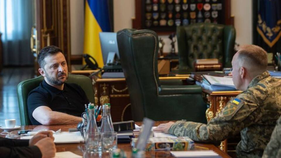 Зеленский провел совещание, в котором участвовал и Сырский