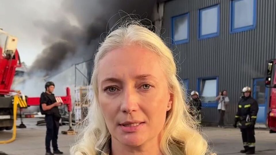 У Вінниці внаслідок атаки загорілося підприємство