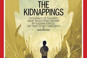 Журнал Time посвятил обложку украинским детям, которых похитила РФ