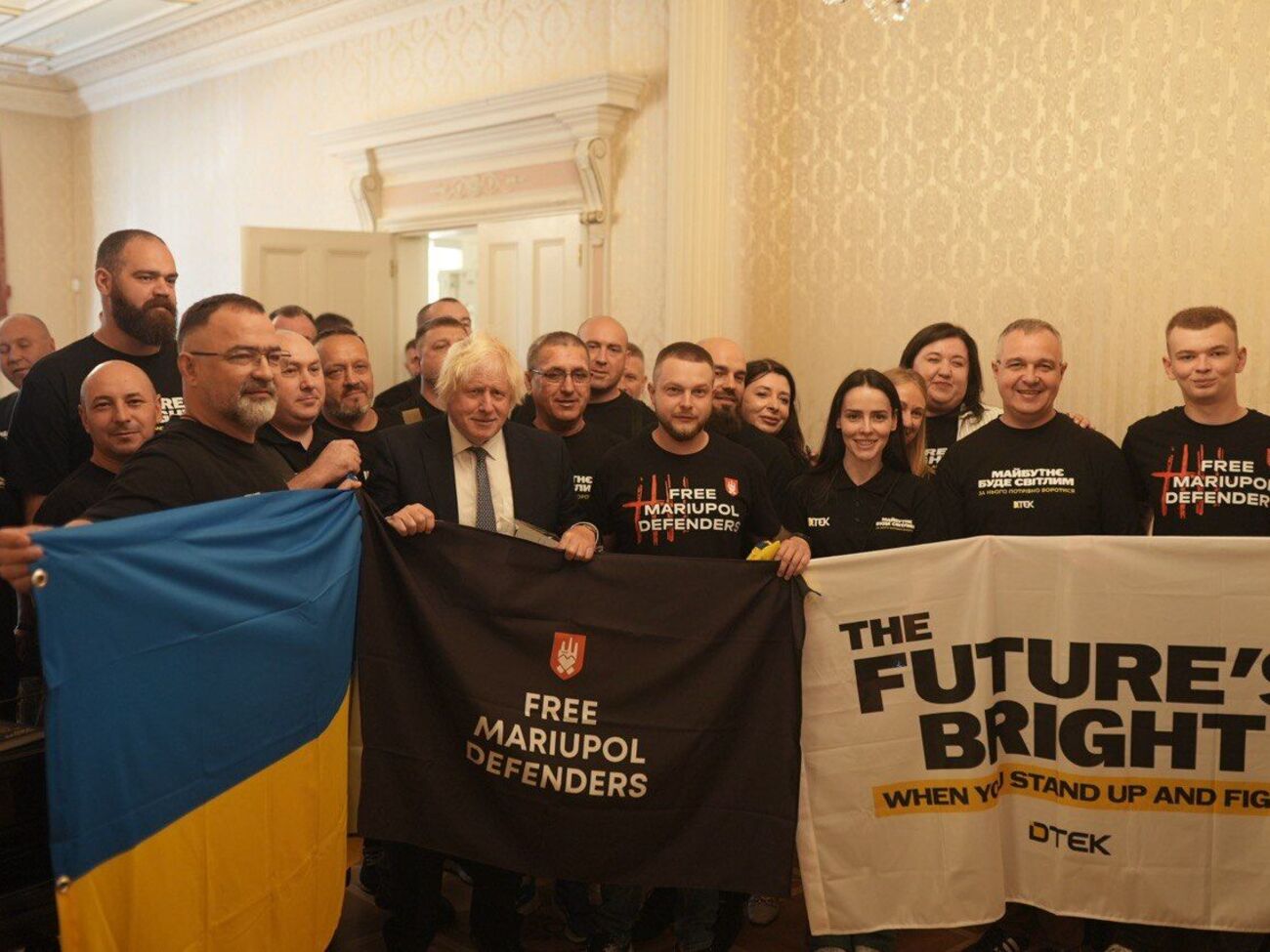 Джонсон: Вы сражаетесь за нас, вы сражаетесь за свободу