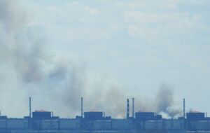 Оккупанты утверждают, что станция не горит