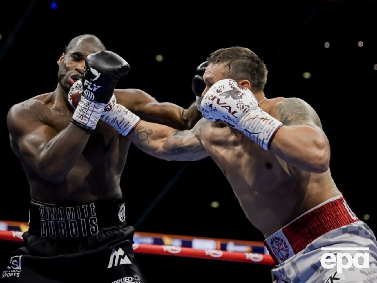 Поединок завершился в пятом раунде