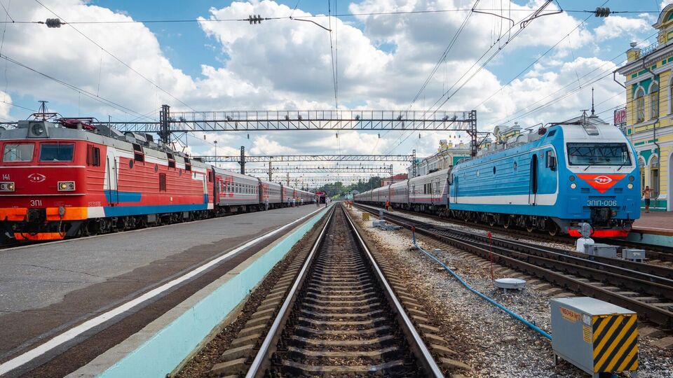 В России задержали 75 поездов