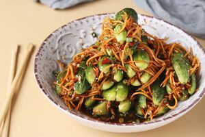 Огурцы кимчи готовятся очень быстро