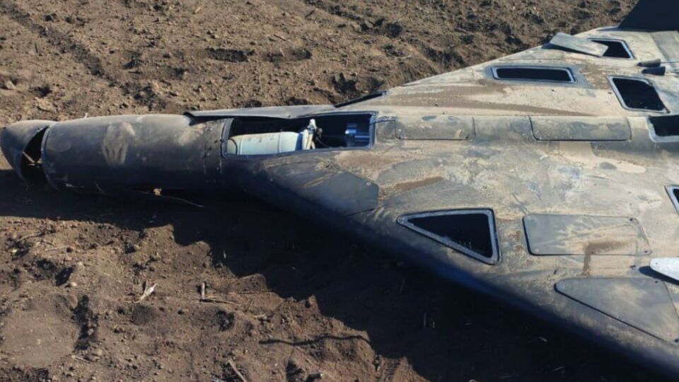 Российский беспилотник, обезвреженный средствами РЭБ