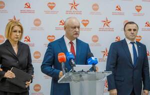 Лідери опозиційних партій Молдови виступили на брифінгу