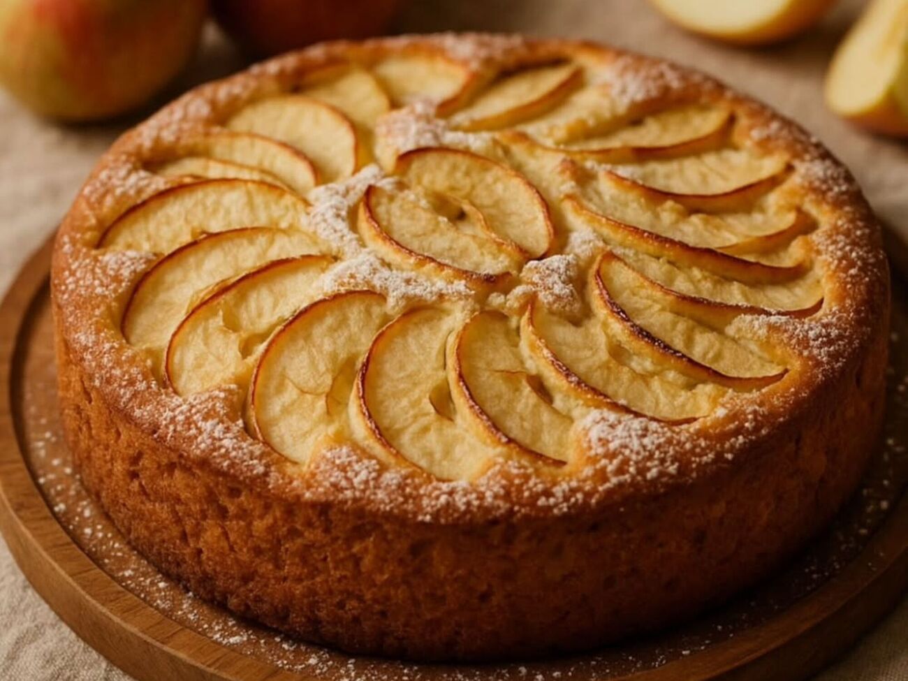 Выпекайте шарлотку 40 минут при 180 °С