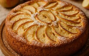 Выпекайте шарлотку 40 минут при 180 °С