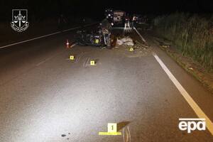 Мотоцикл, за рулем которого находился народный депутат, въехал в прицеп, сцепленный с трактором