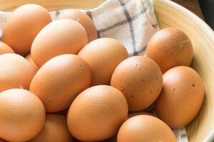 Яйця в лотку мають лежати гострим кінцем униз