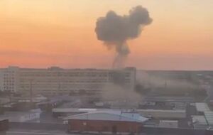 Об атаке беспилотников на завод сообщали утром 26 июля Telegram-каналы Supernova+ и MASH