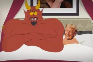 За сюжетом, Сатана відмовив у сексі Трампу