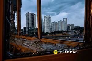 Под огнем был Дарницкий район столицы