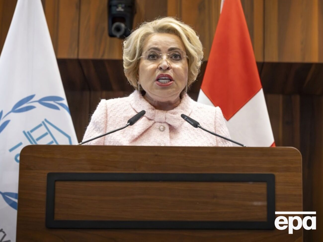 С трибуны в Женеве Матвиенко распространила ряд пропагандистских антиукраинских заявлений