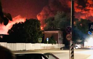 БПЛА атаковали грузовой поезд оккупантов