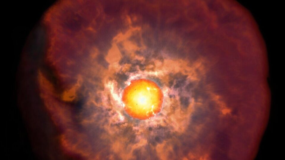 Умирающая звезда DFK 52 создала вокруг себя огромный плазменный пузырь, размеры которого не могут объяснить ученые