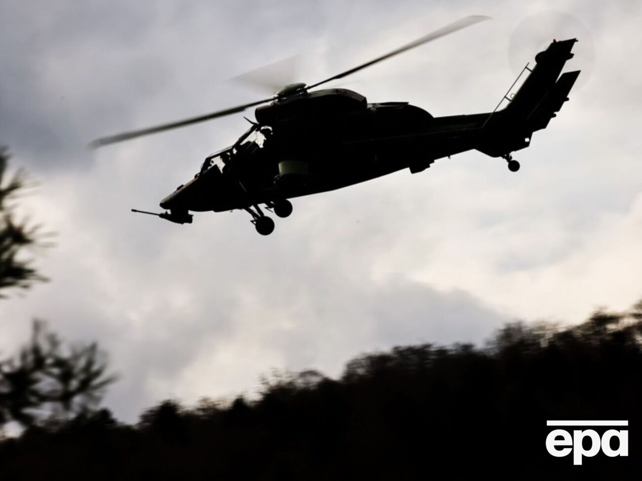 Вертолет выполнял учебно-тренировочный полет и упал в реку Мульде