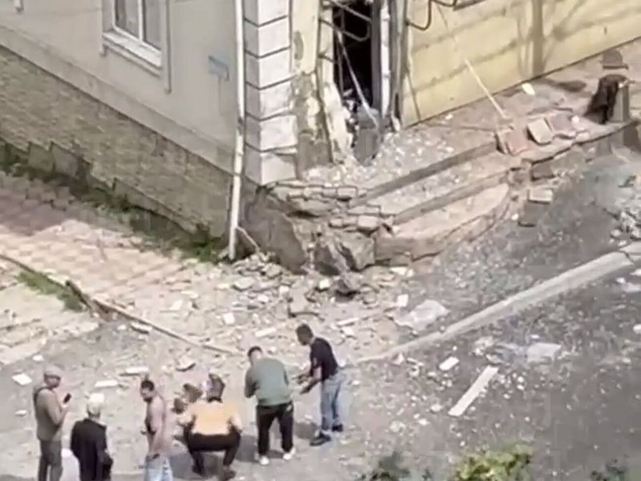 Взрыв произошел возле музея