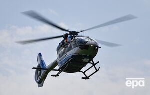 Вертолет EC135 отрабатывал полет на низкой высоте