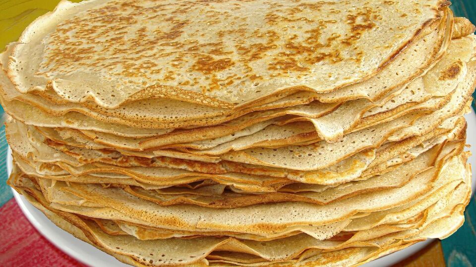 Блины получатся тонкими и эластичными