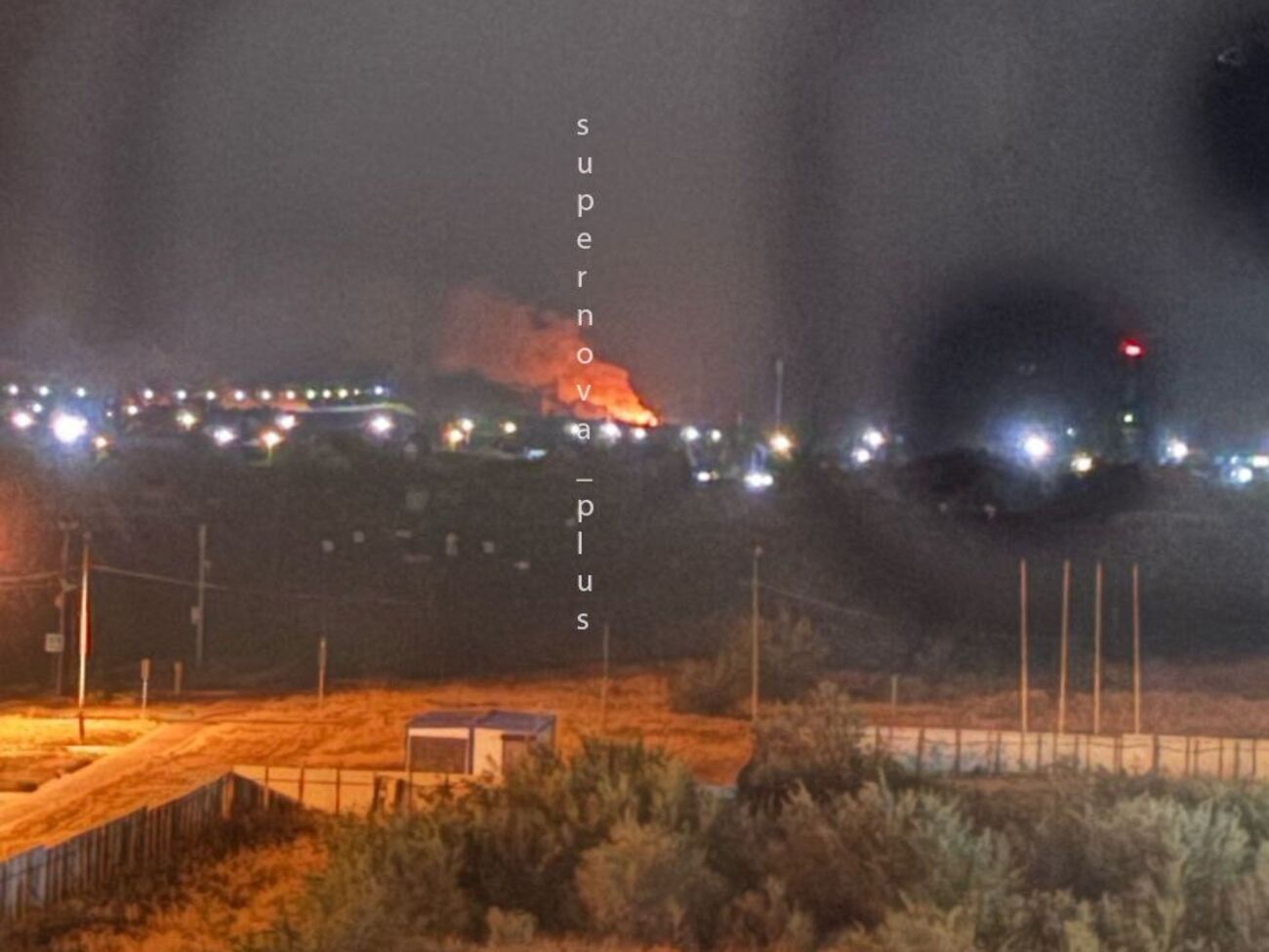 Supernova+ сообщает о пожаре вблизи железнодорожной станции Котельниково в Волгоградской области