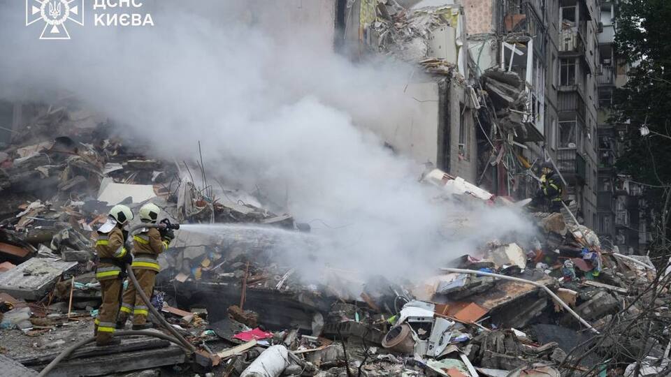 Унаслідок російського удару по Києву 31 липня 44 постраждалі перебувають у лікарнях, зокрема п'ятеро дітей