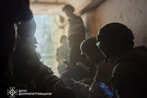 После прибытия чрезвычайников к месту обстрела враг нанес повторный удар