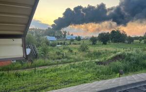 На поширених у соцмережах відео зафіксовано масштабні пожежі