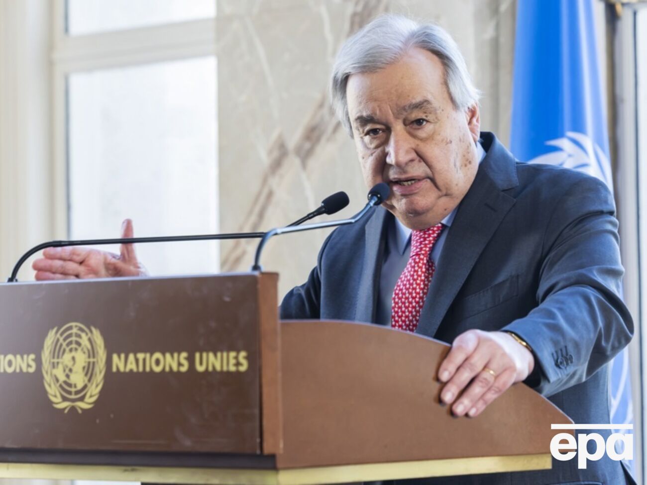 Гутерриш считает последние атаки РФ самыми большими за три года войны