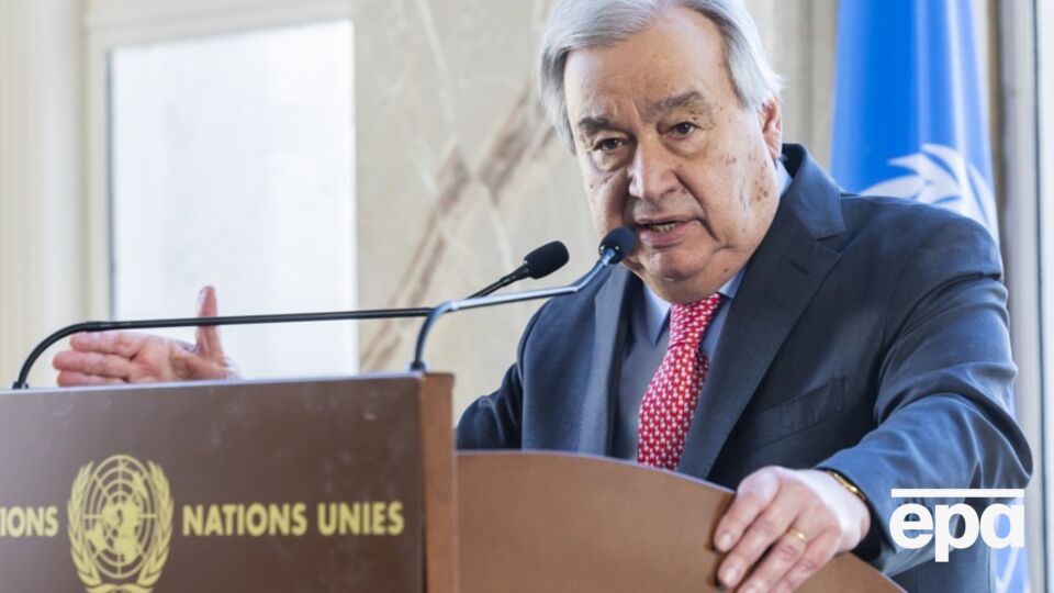 Гутерриш считает последние атаки РФ самыми большими за три года войны