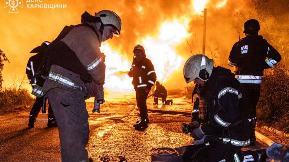 У місті після обстрілу були пожежі