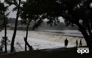 В Техасе река вышла из берегов после сильных ливней