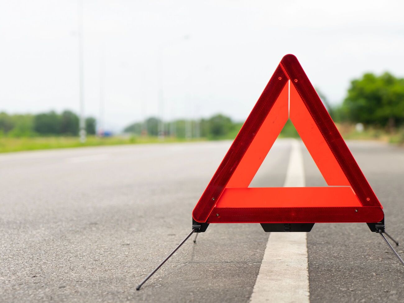 Украинский автобус попал в аварию