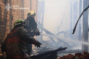 Рятувальники загасили пожежу після удару дрона