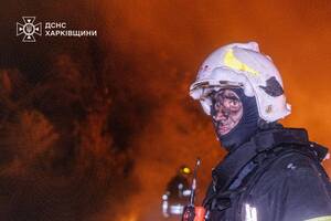 На месте прилетов был пожар