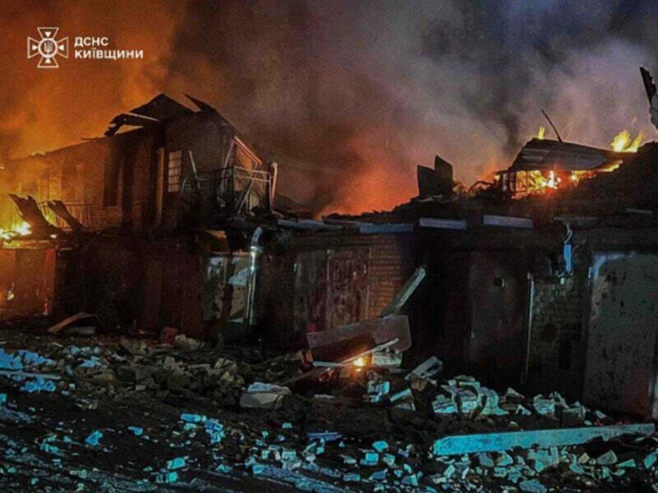 Последствия атаки на Киевскую область 3 июля 2025 года
