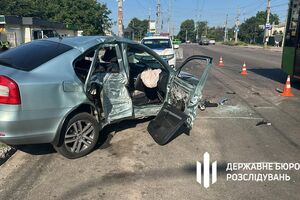 ДТП произошло с машиной Skoda Octavia