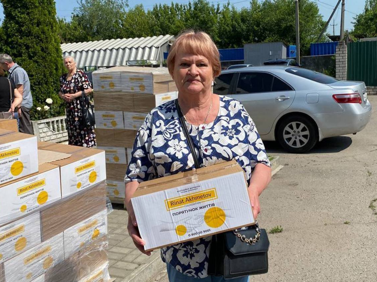 Фонд Рината Ахметова оказывает помощь в хабе Кураховской общины в Днепре