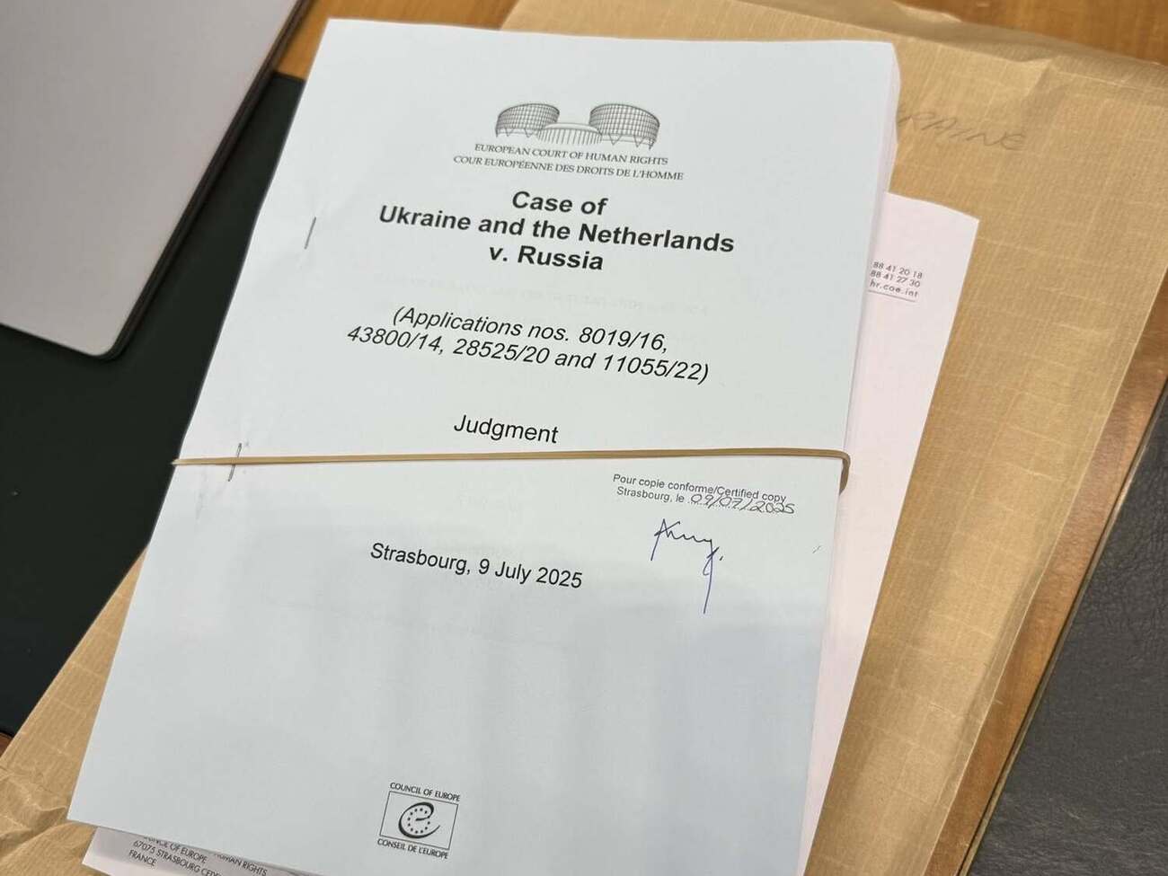 Минюст: Решение прорывное, большинство жалоб Украины были удовлетворены
