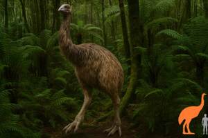 Моа бродили по Новой Зеландии в течение 4 тыс. лет