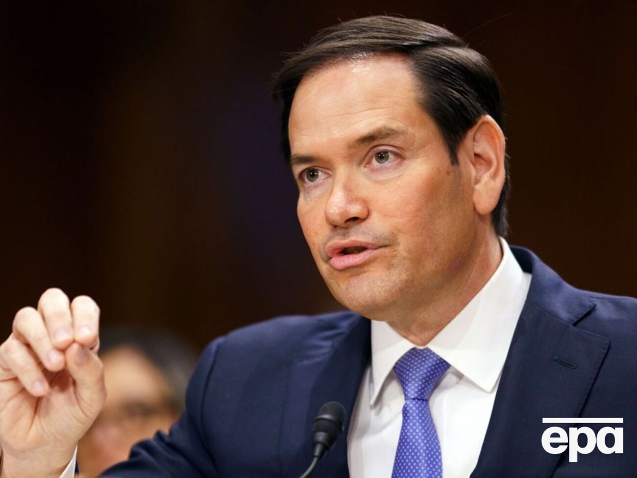 Рубио пояснил, что речь идет об одностороннем заявлении Макрона о необходимости скорейшего признания Палестины