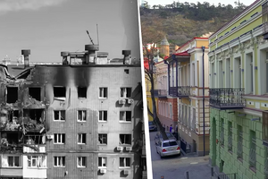 В ролике не указано, что Украину бомбит РФ