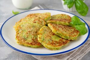 Кабачковые оладьи получатся вкусными