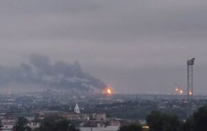 Паблики показали видео с мест прилетов дронов