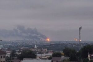 Паблики показали видео с мест прилетов дронов