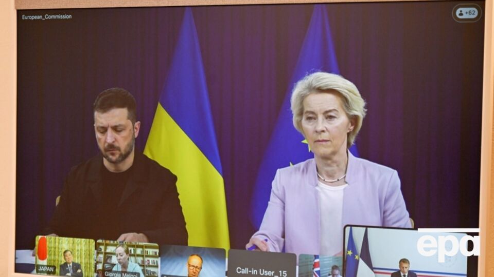 Зеленский проинформировал, о чем говорил во время видеосвязи с "коалицией желающих"