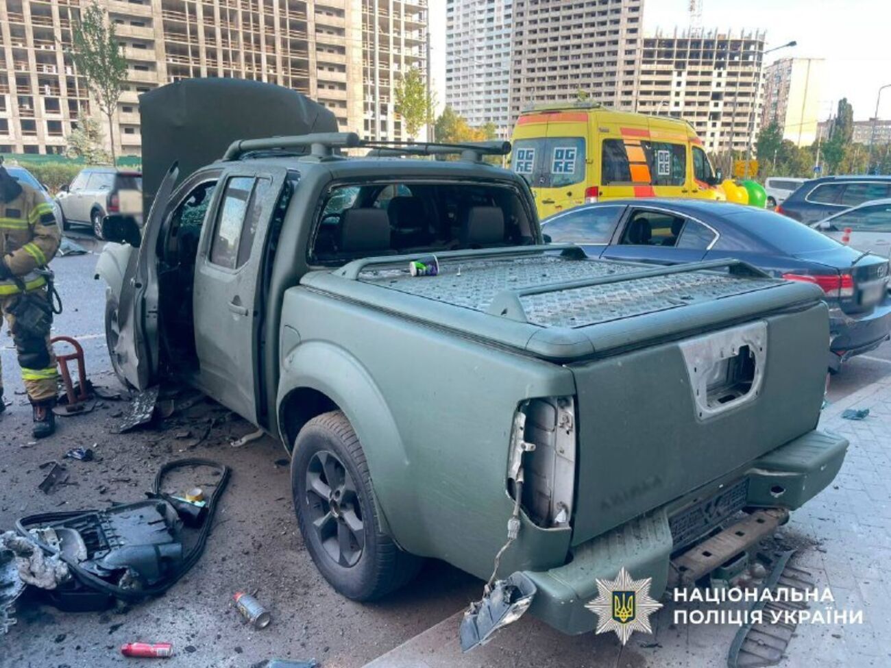 Вибухівку заклали під пасажирське сидіння машини