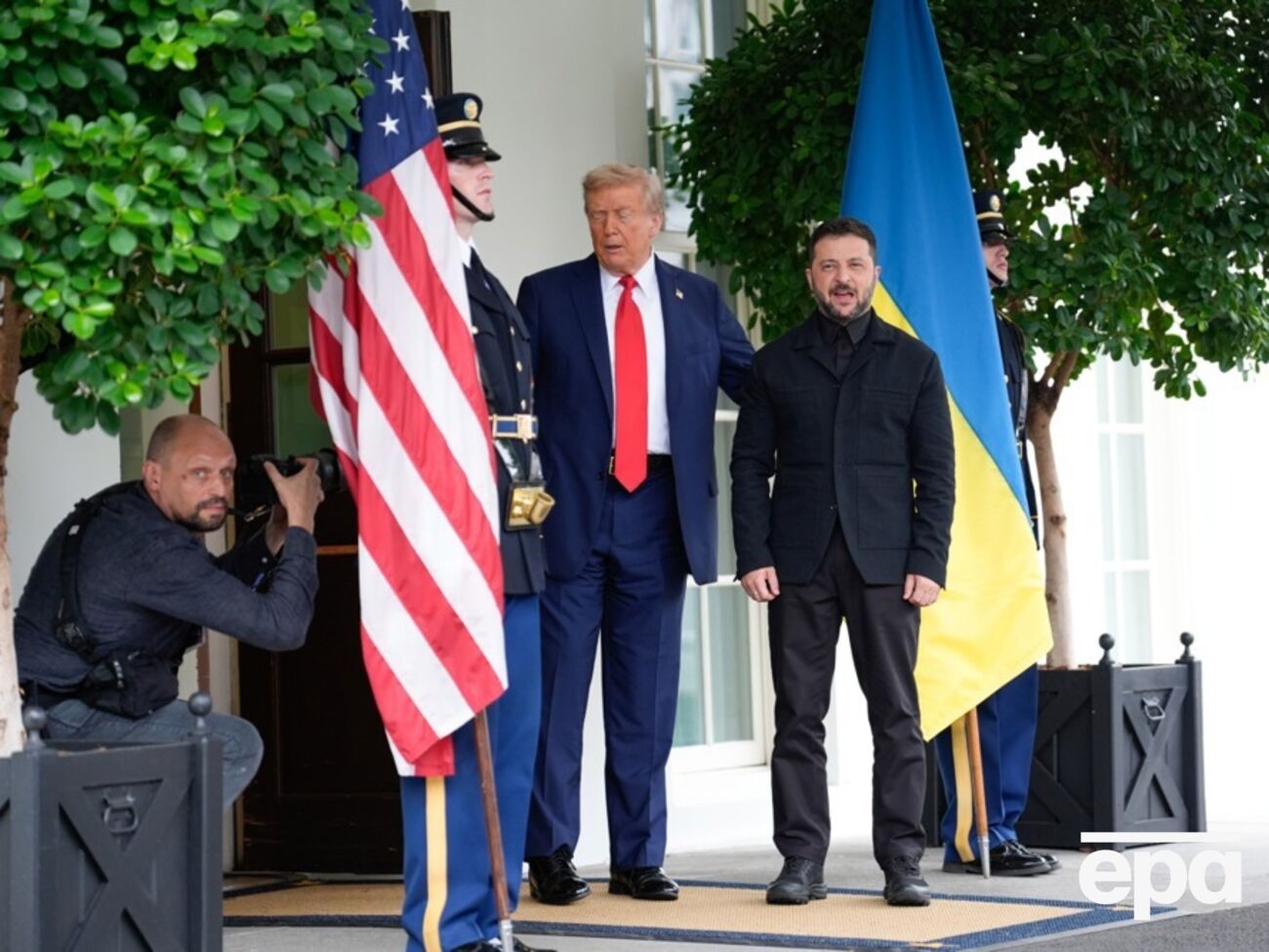 Зеленский прибыл на встречу с Трампом